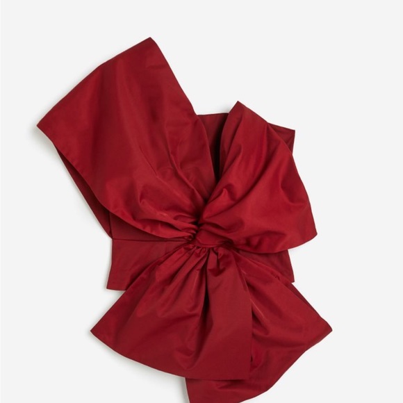 H&M Bow-front Top in Red - Picture 4 of 12